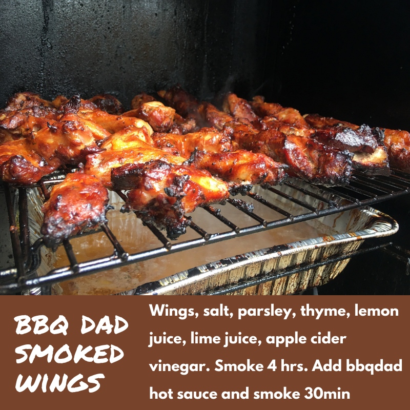 Bbqdad smoked wings #celebratebbqdad